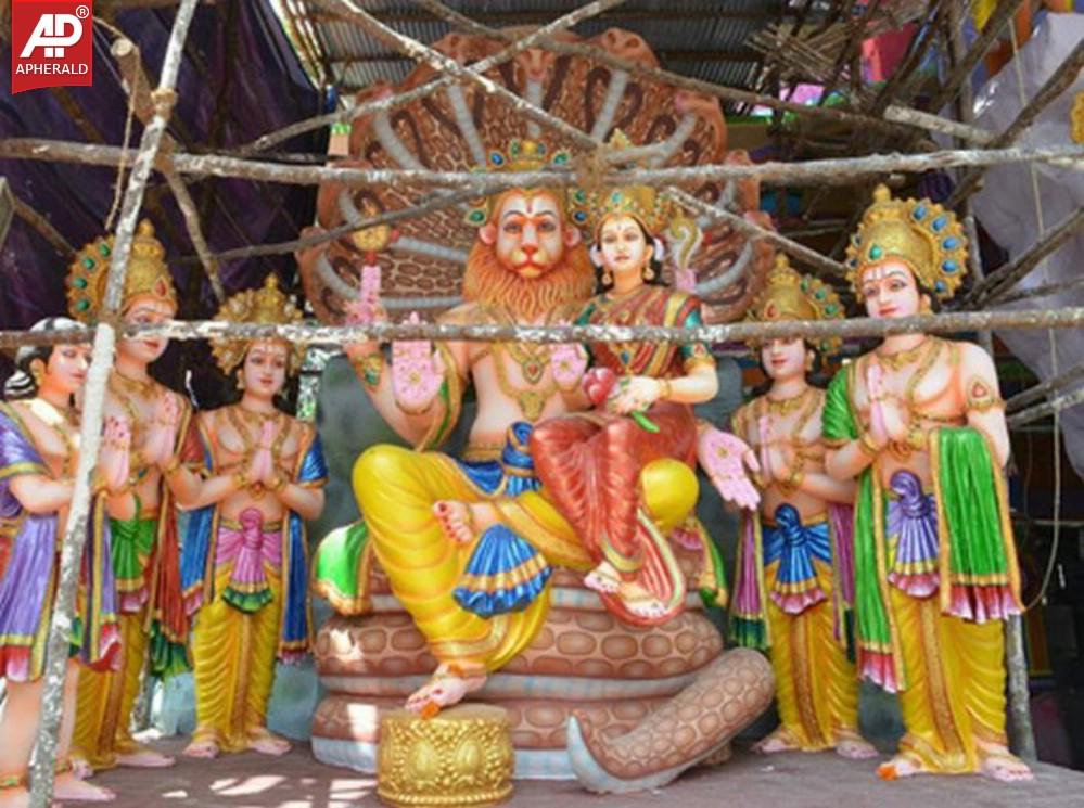 Khairatabad Ganesh 2014 Sample Statue Photos