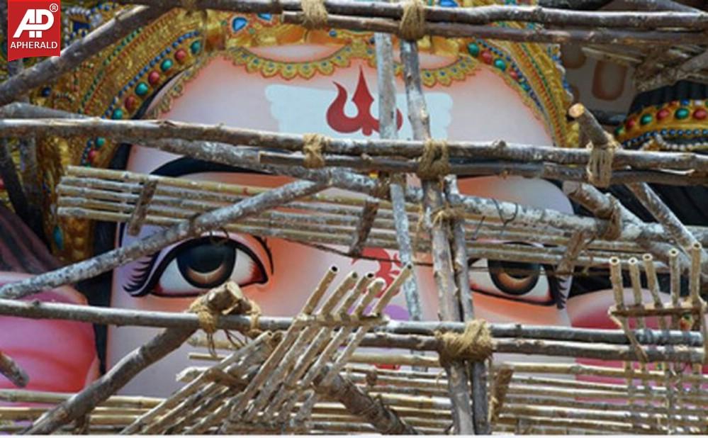 Khairatabad Ganesh 2014 Sample Statue Photos