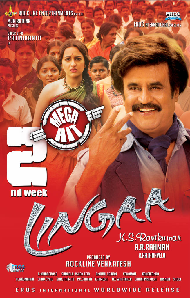 lingaa 2nd week posters
