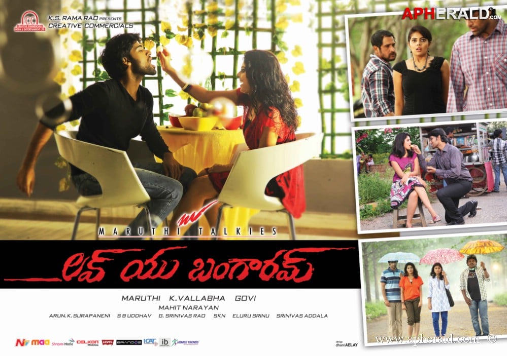 love u bangaram new posters