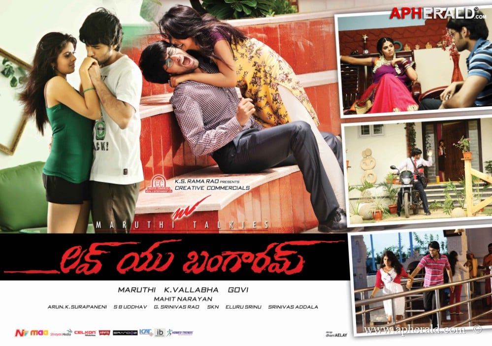 love u bangaram new posters
