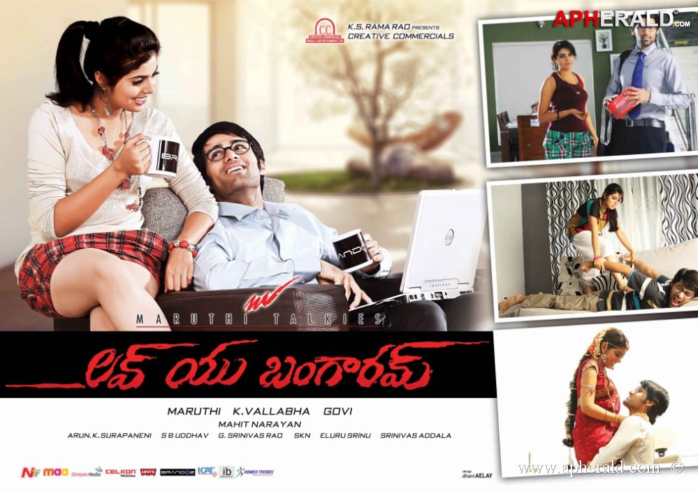 love u bangaram new posters