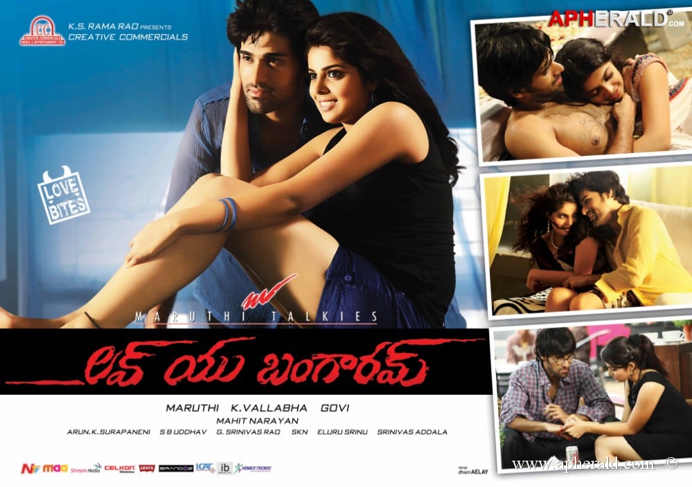 love u bangaram new posters