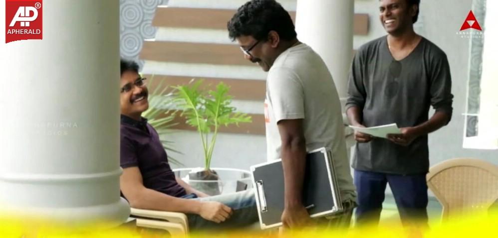 Manam Movie Working Stills