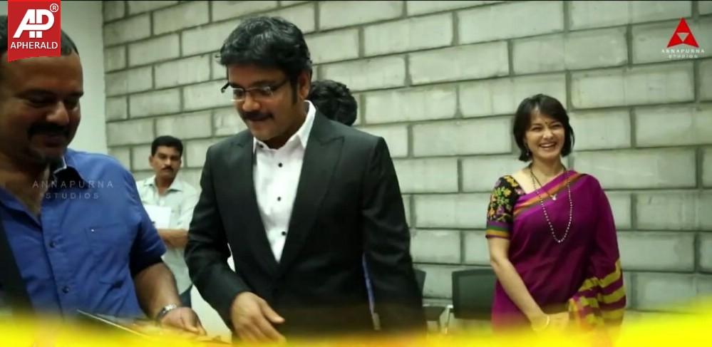 Manam Movie Working Stills