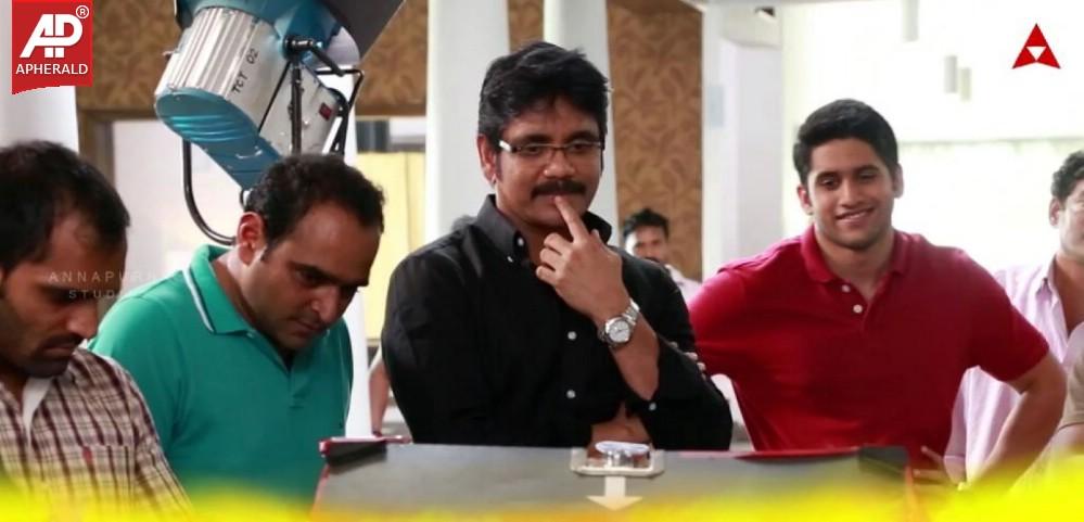 Manam Movie Working Stills