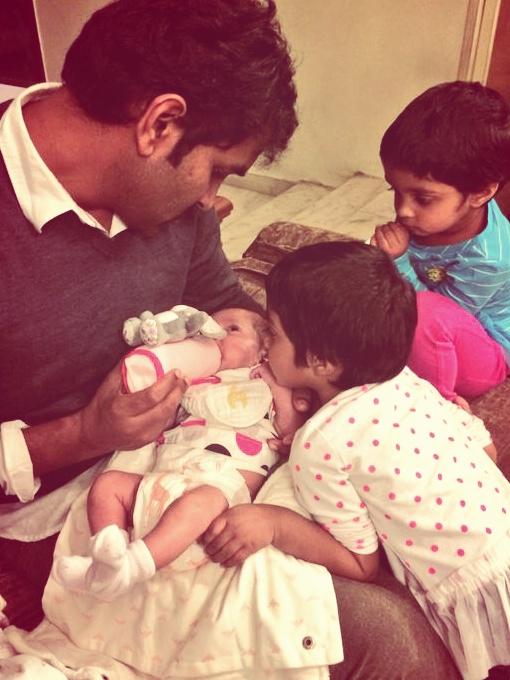 Manchu Lakshmi Daughter Rare Pic