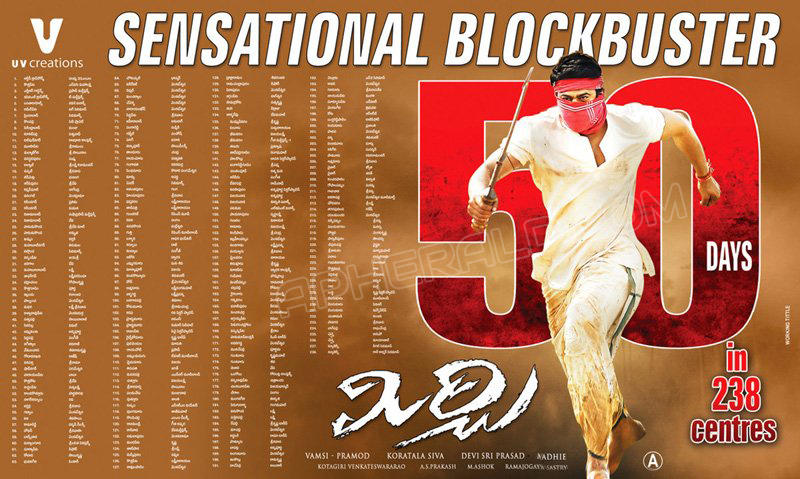 Mirchi Movie 50 Days Wallpapers