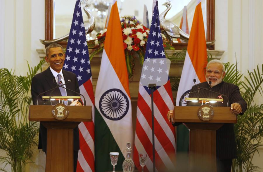 Modi and Obama Hold Talks at Barack Obama