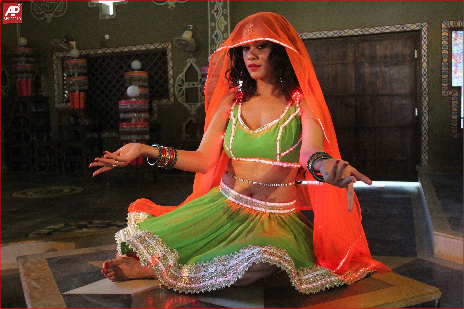 Mumaith Khan Item Song Stills in Aadivaram Amavasya Movie