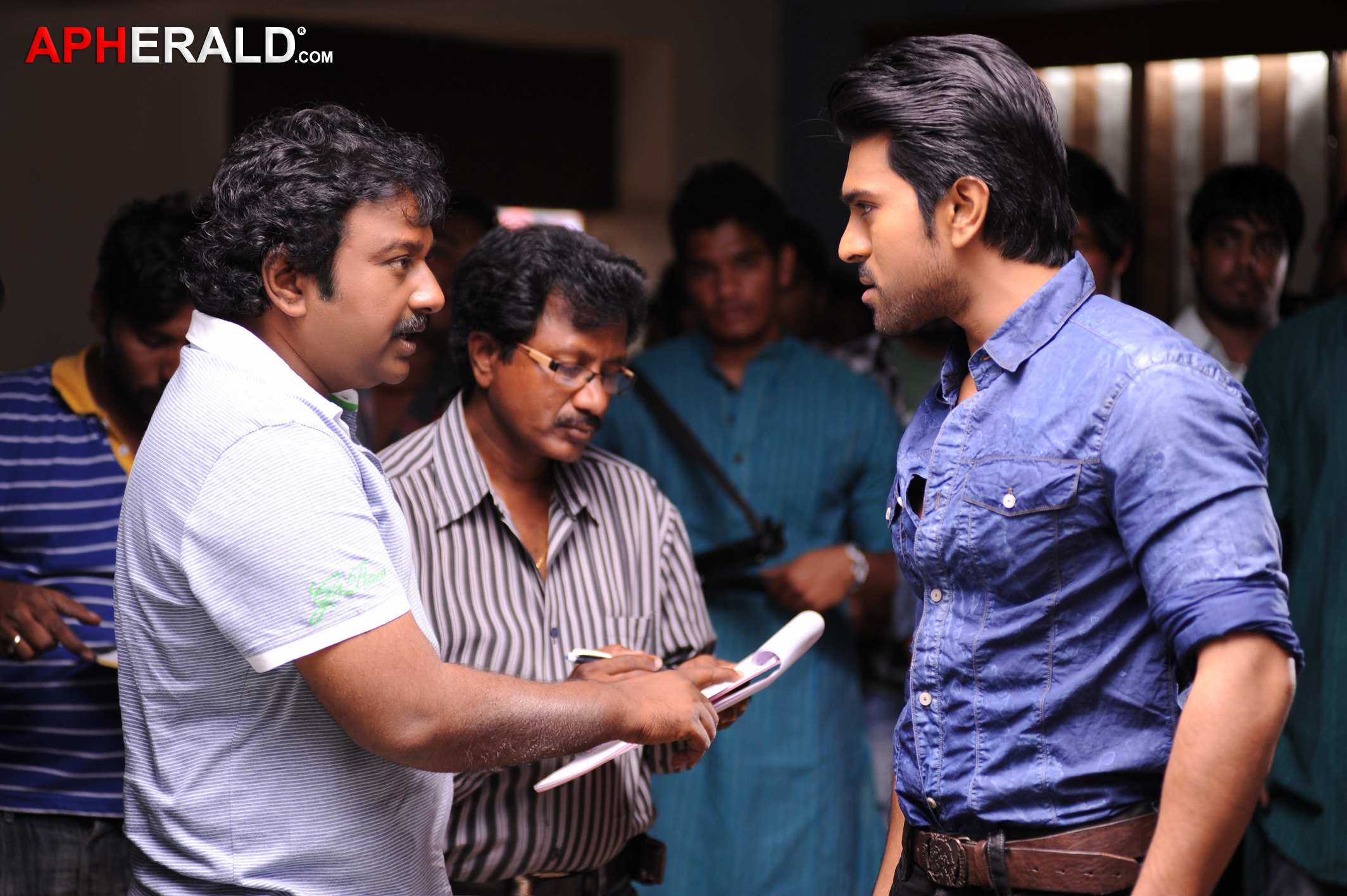 Nayak Movie Working Stills