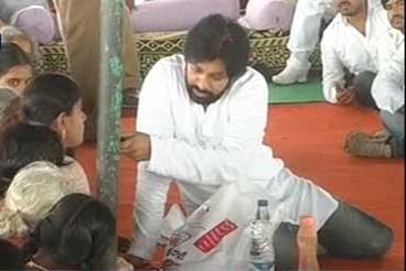 Pawan Kalyan At Bethapudi Photos