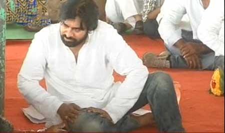 Pawan Kalyan At Bethapudi Photos