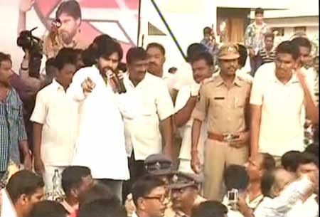 Pawan Kalyan Visit AP Captail Photos