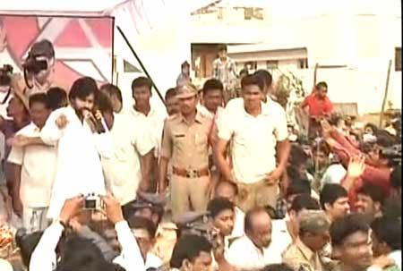 Pawan Kalyan Visit AP Captail Photos