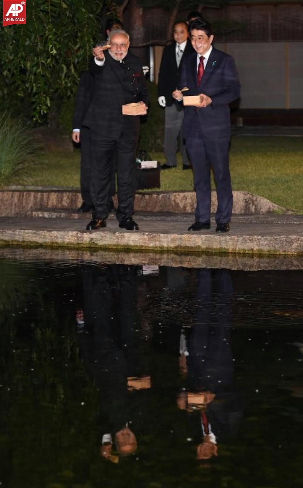 PM Narendra Modi Meets Japan PM Shinzo Abe