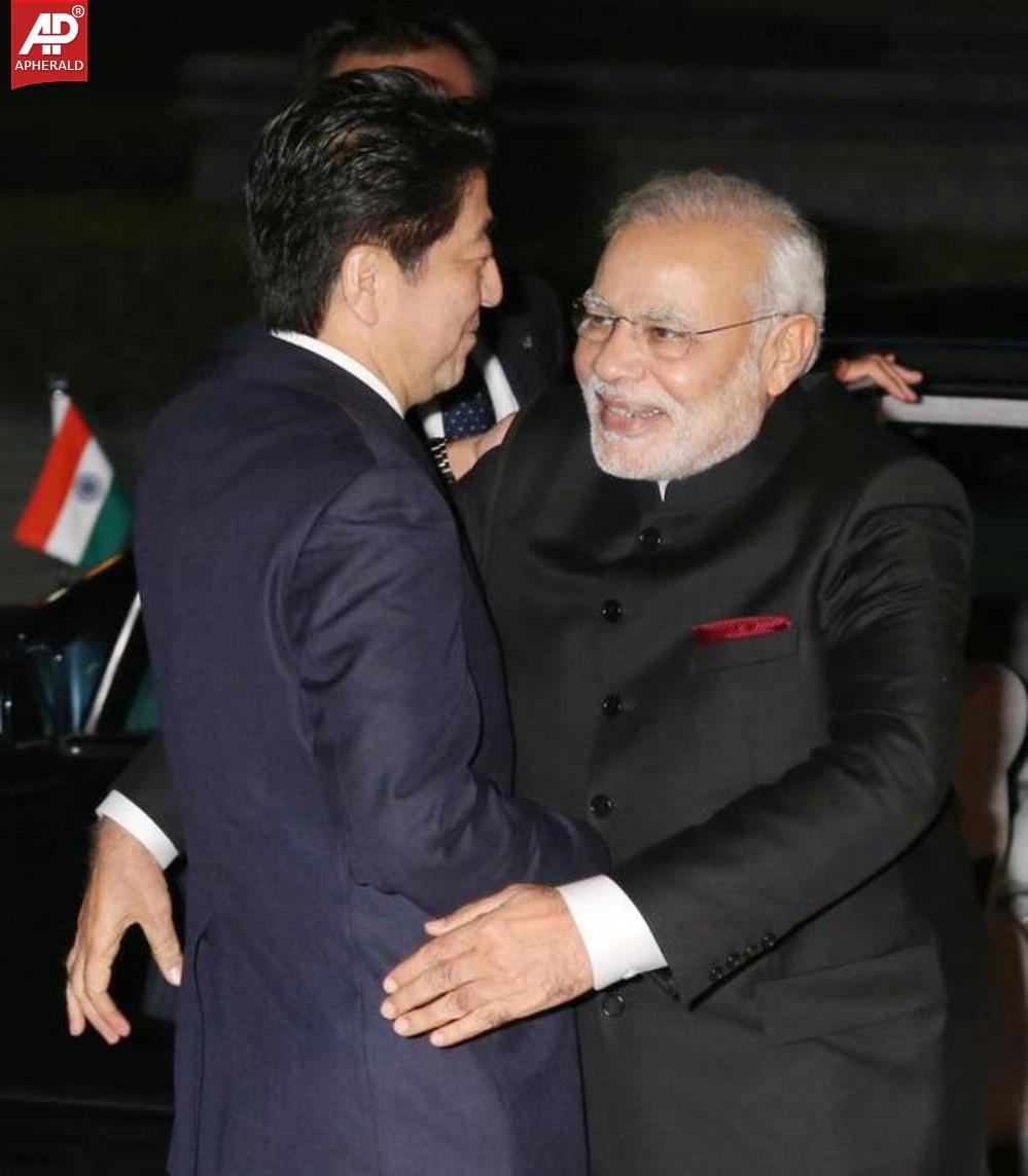 PM Narendra Modi Meets Japan PM Shinzo Abe