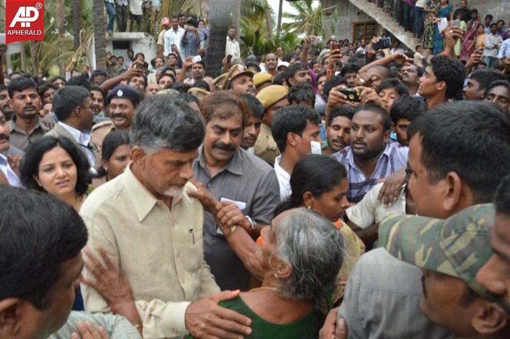 Politicians visit  Nagaram Village