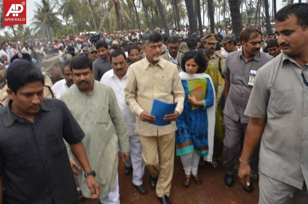 Politicians visit  Nagaram Village