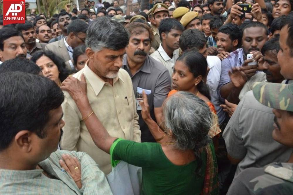Politicians visit  Nagaram Village