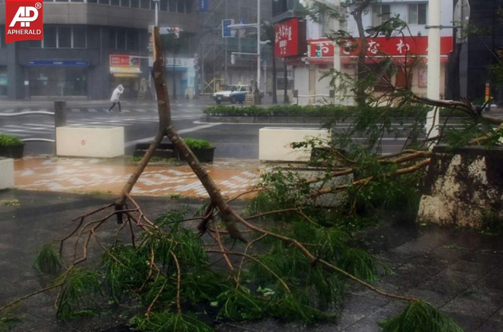 Powerful Typhoon Neoguri Lashes Japan Pics