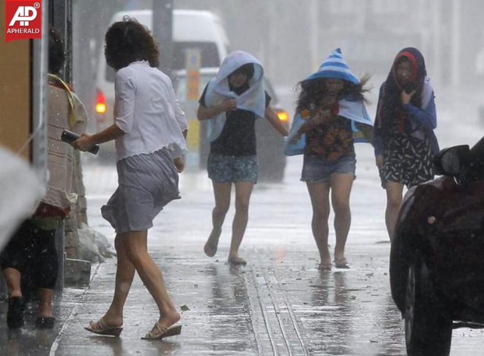 Powerful Typhoon Neoguri Lashes Japan Pics