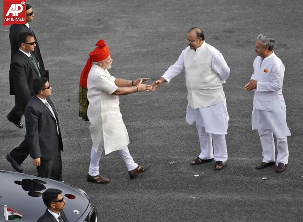 Prime Minister Narenda Modi At Red Fort