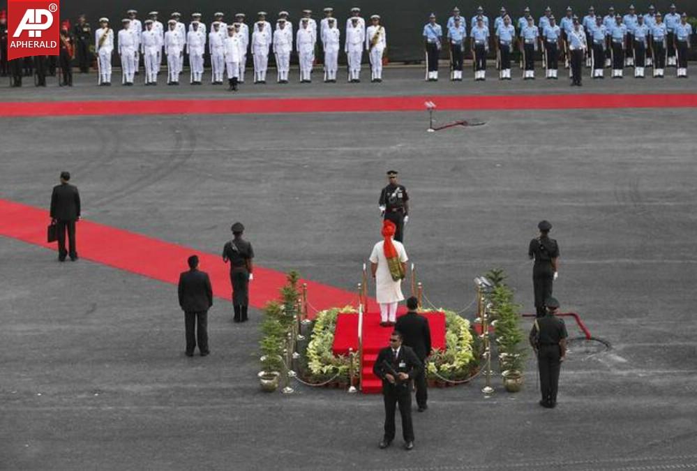 Prime Minister Narenda Modi At Red Fort