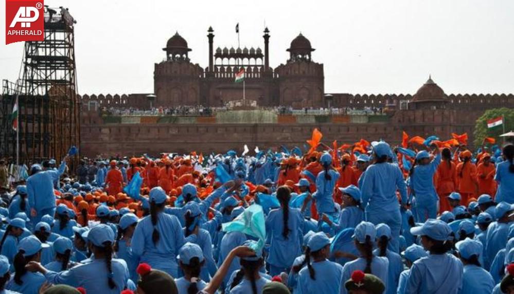Prime Minister Narenda Modi At Red Fort