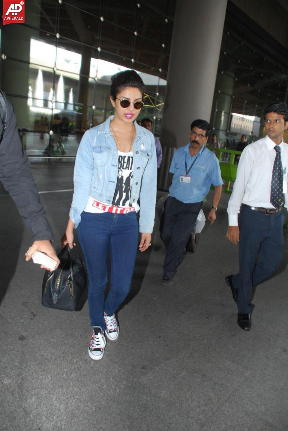 Priyanka Chopra Returns from Abu Dhabi