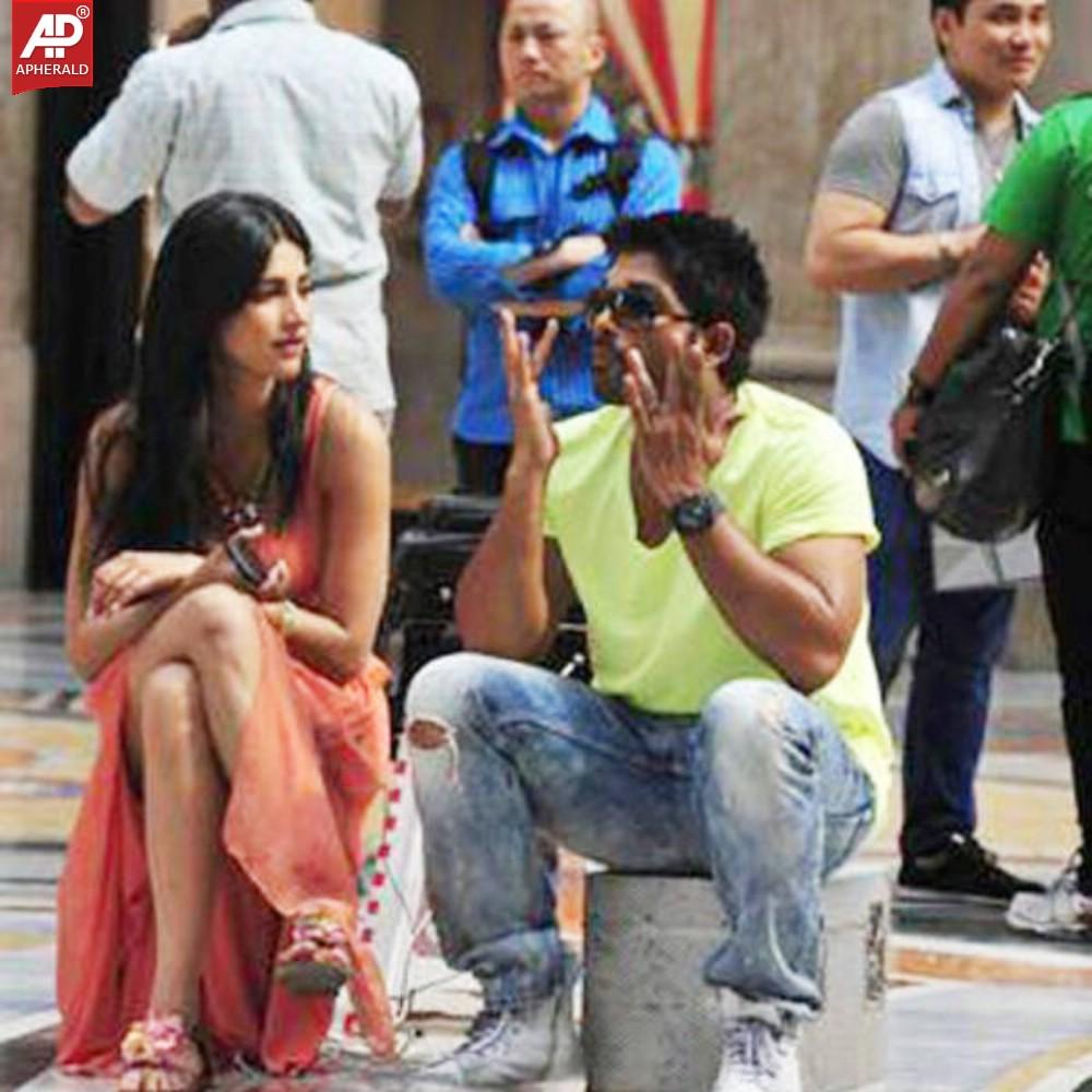 Race Gurram Working Pics