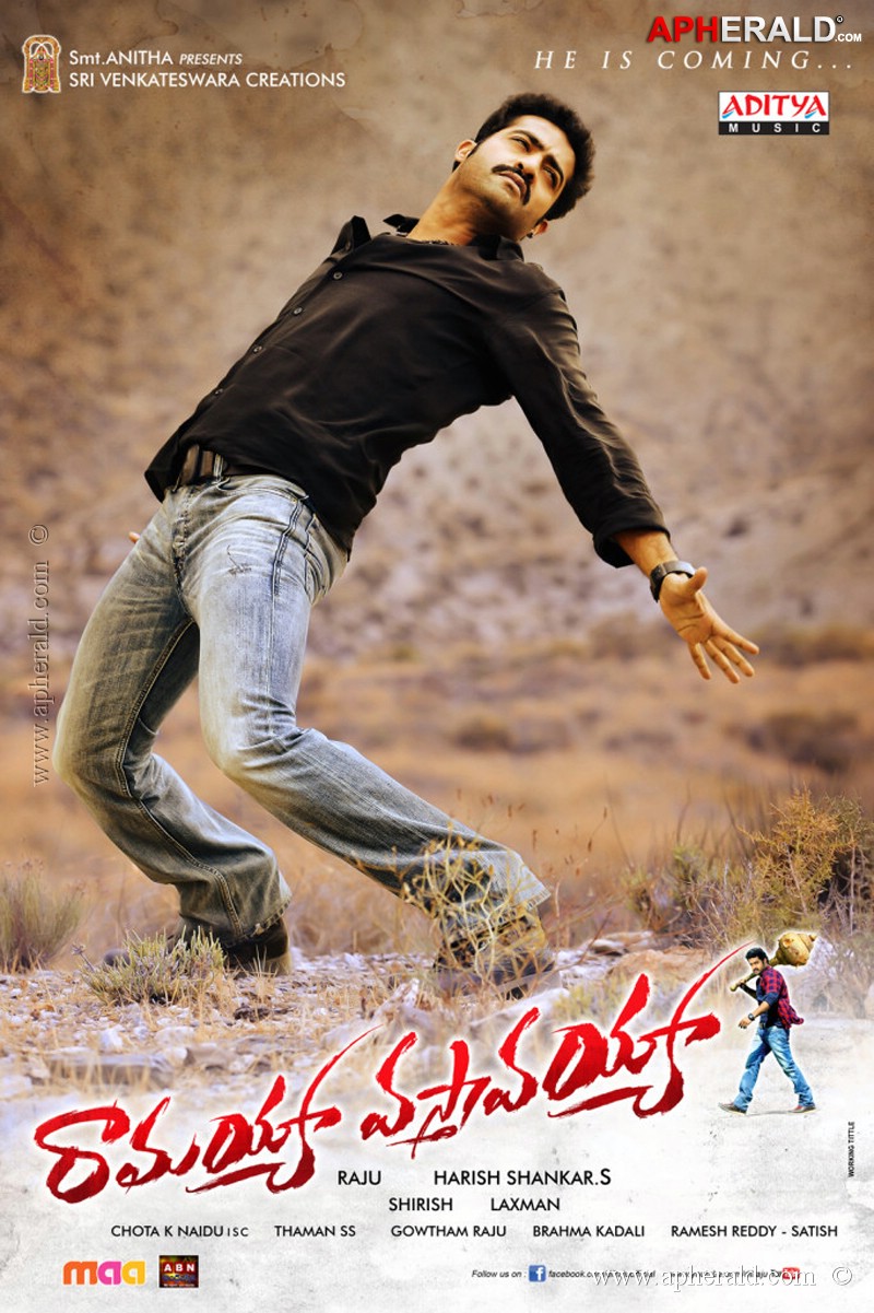 Ramayya Vasthavayya Movie New Posters