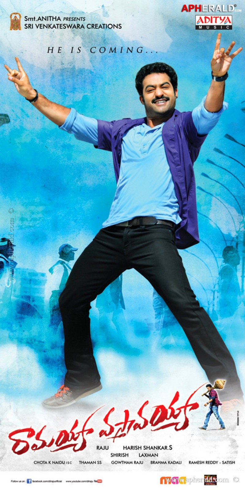 Ramayya Vasthavayya Movie New Posters