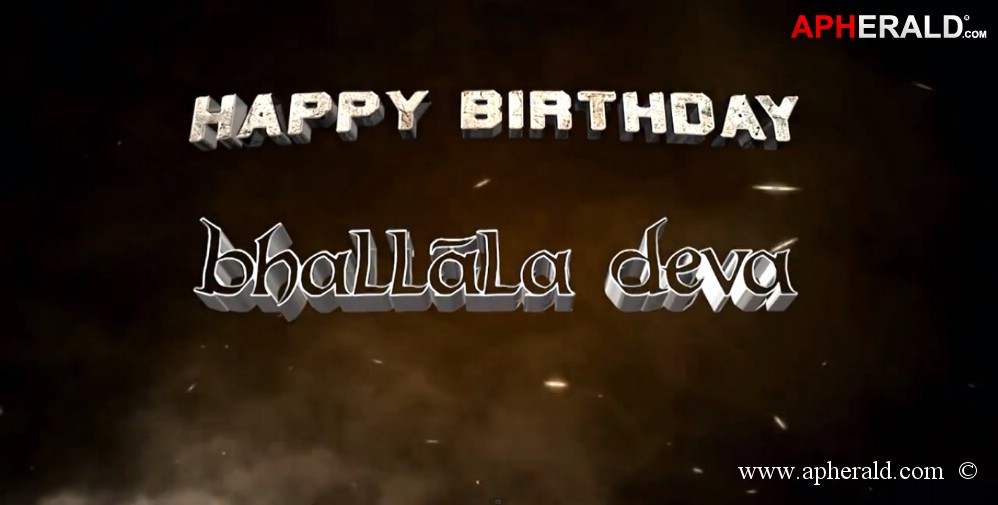 Rana Working Stills in Bahubali Movie