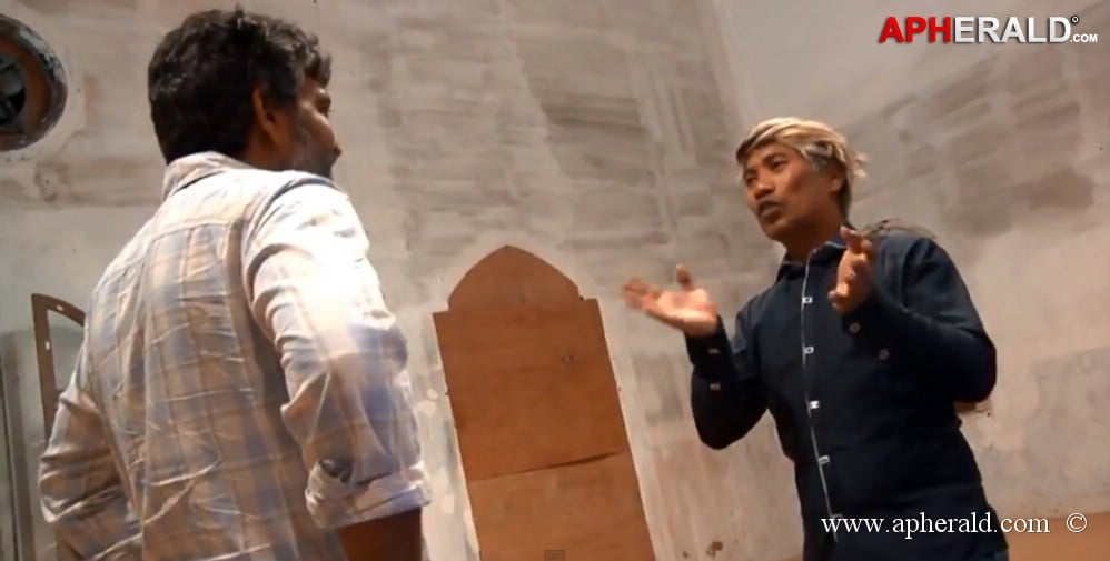 Rana Working Stills in Bahubali Movie