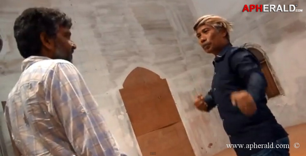 Rana Working Stills in Bahubali Movie