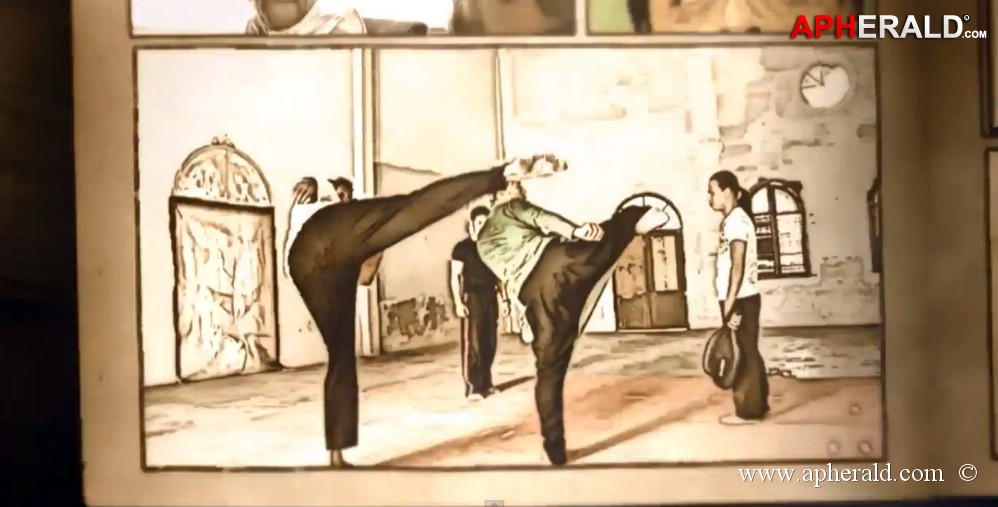 Rana Working Stills in Bahubali Movie