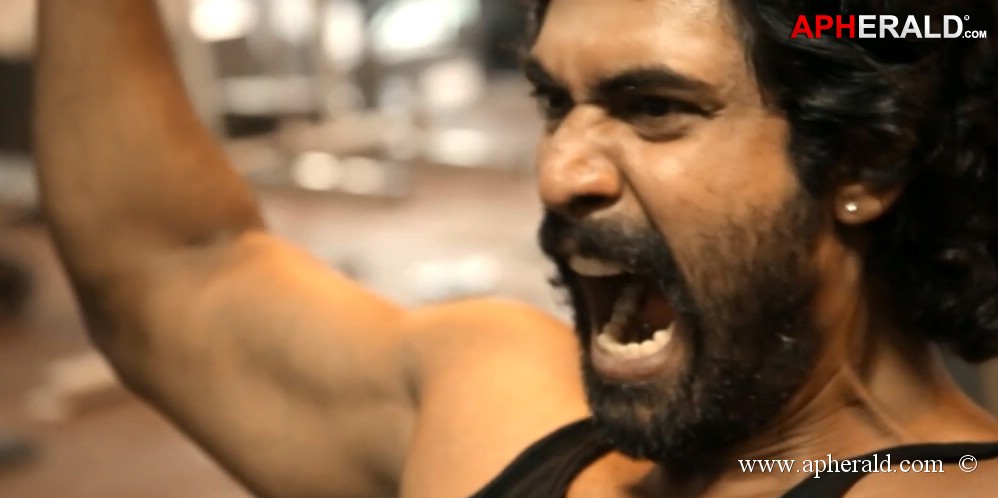 Rana Working Stills in Bahubali Movie