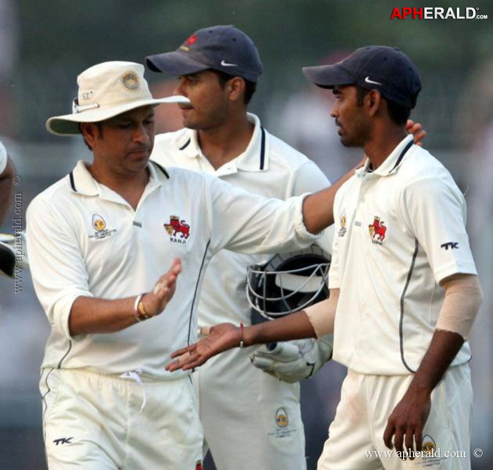 Sachin's Last Ranji Tropy Match Photos