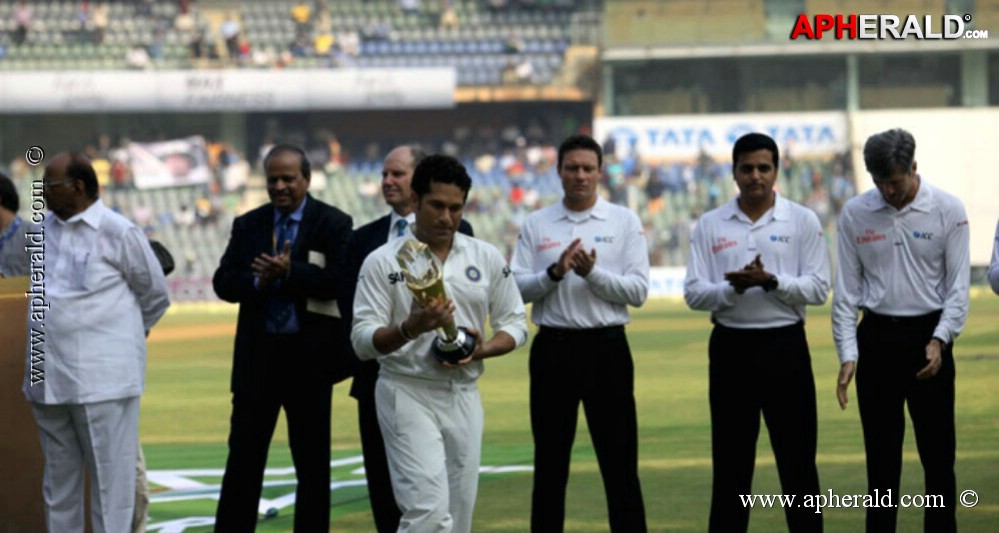 Sachin Tendulkar's last Test Match Pics