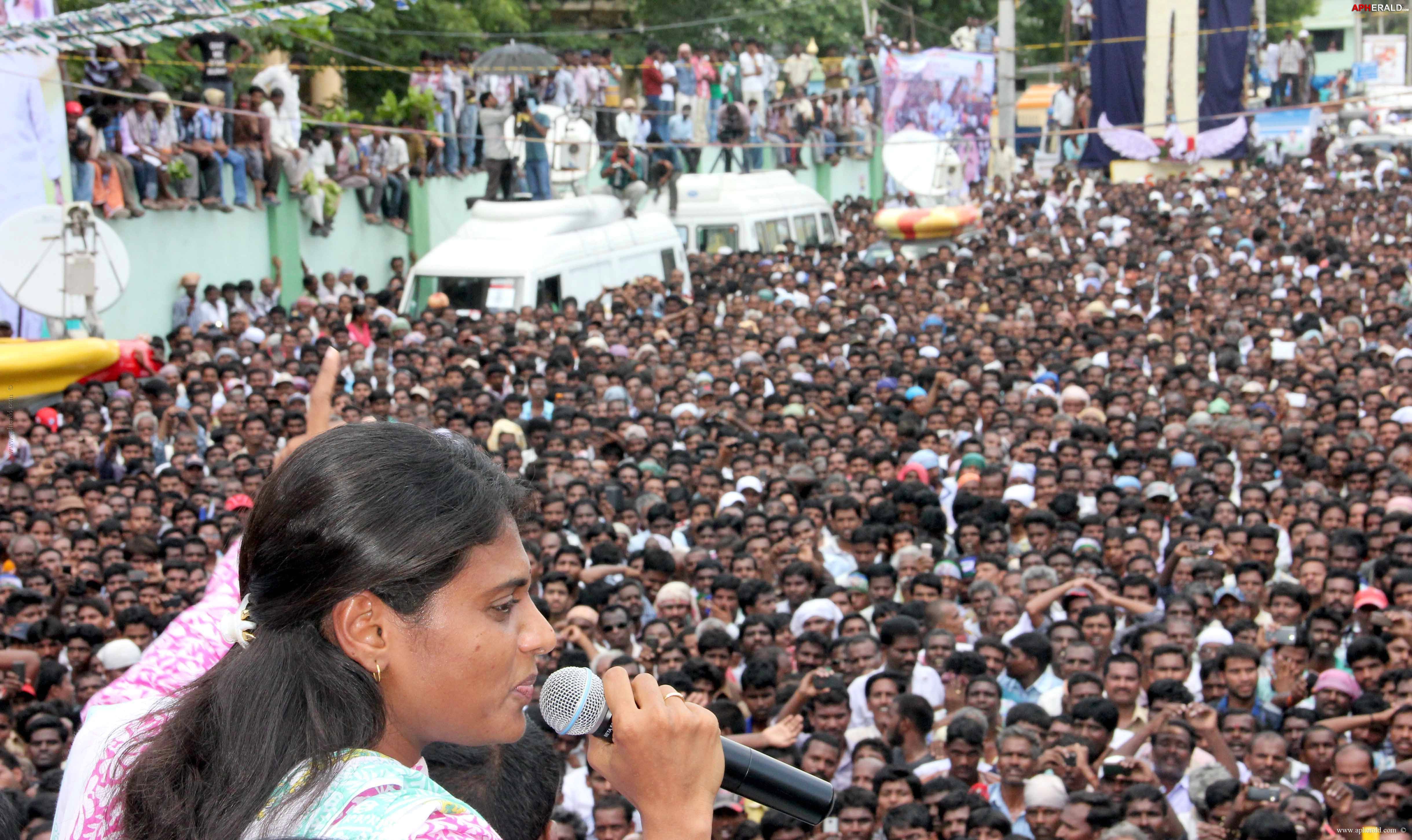 Sharmila Samaikya Sankharavam Photos