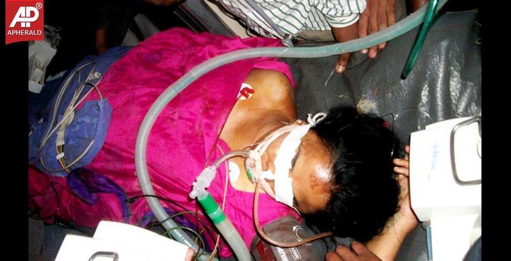 Shobha Nagireddy Road Accident Photos