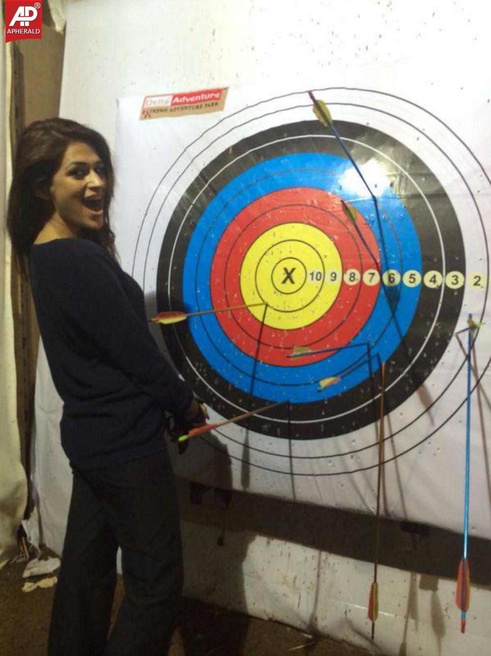 Shraddha Das in One day Adventure Tour