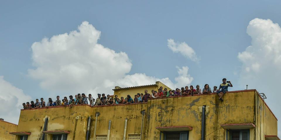 Shri NCBN visiting cyclone affected areas