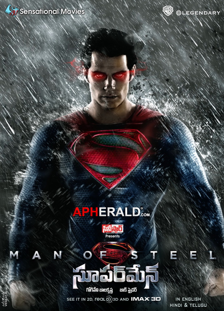 Superman Man of Steel Movie Posters