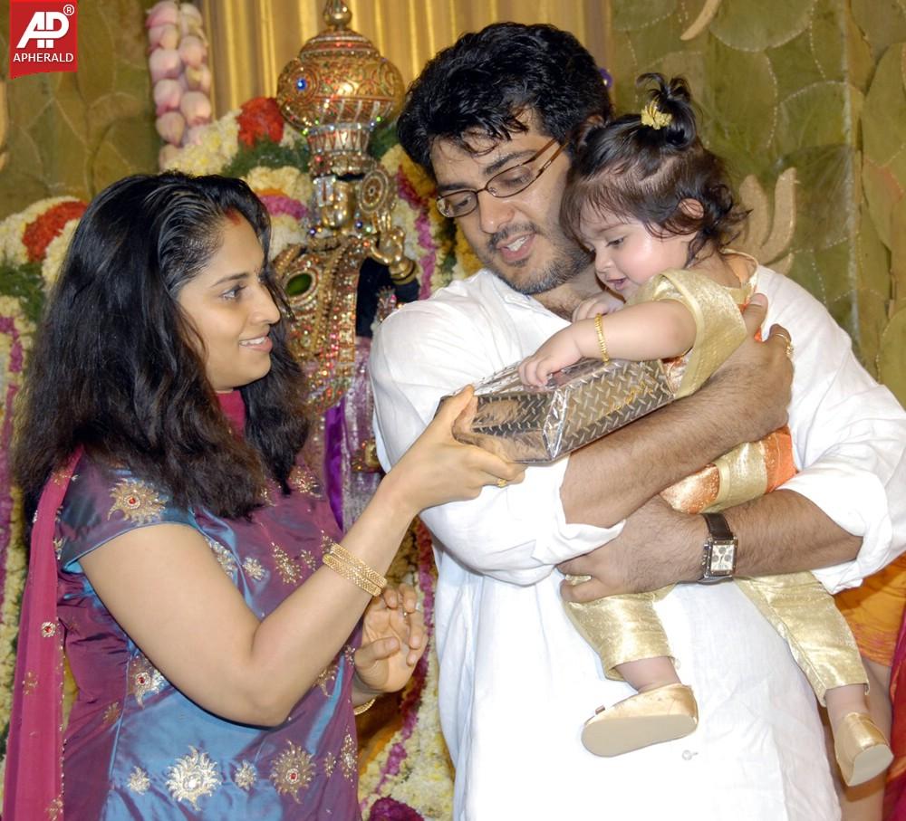 Tamil Hero Ajith Family Photos