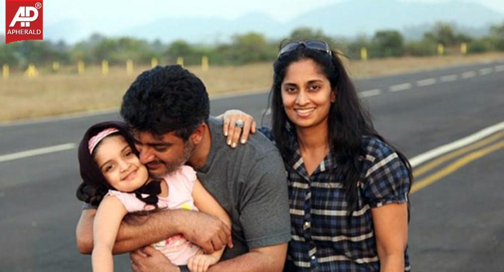 Tamil Hero Ajith Family Photos