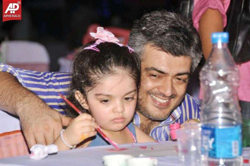 Tamil Hero Ajith Family Photos