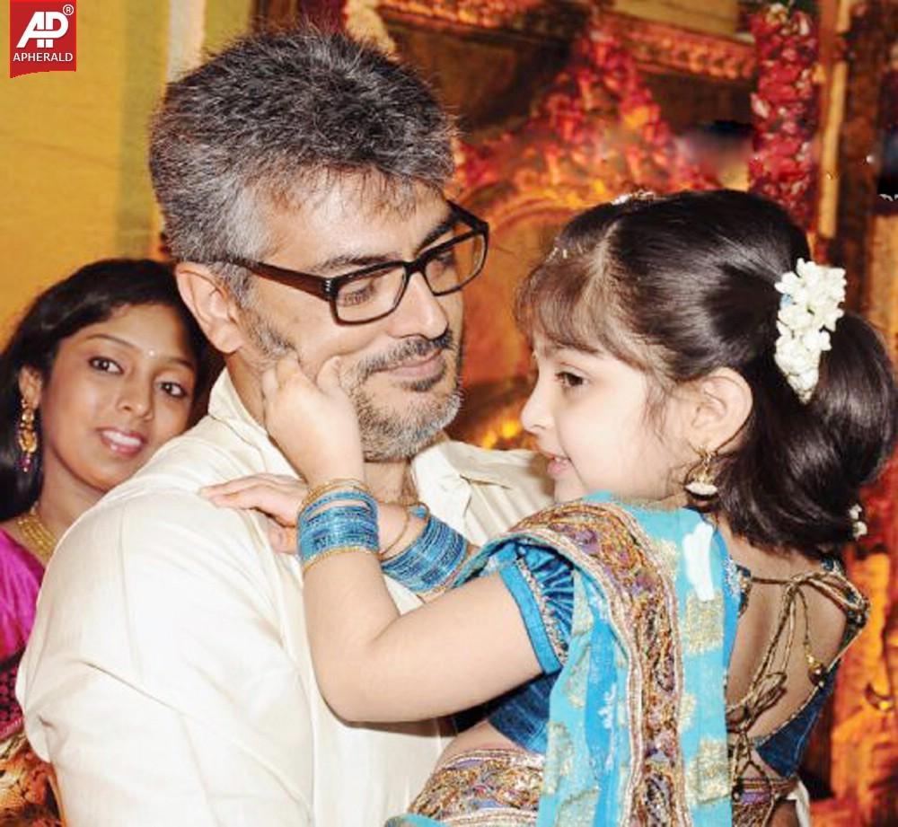 Tamil Hero Ajith Family Photos