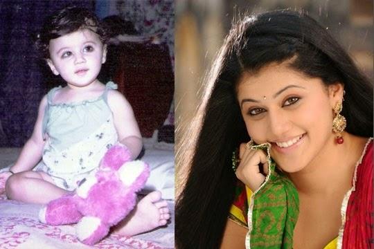 Tapsee Childhood Unseen Photos